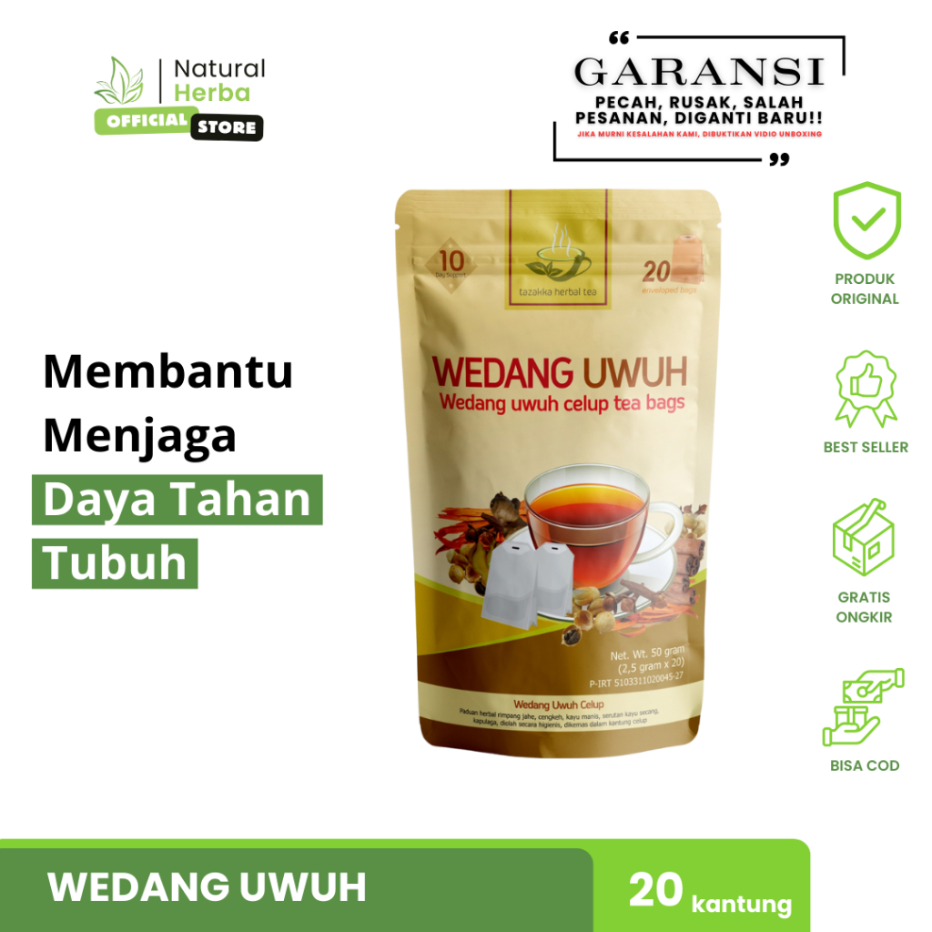 

TEH UNTUK DAYA TAHAN TUBUH WEDANG UWUH ORIGINAL Komplit Teh Minuman Kesehatan Antioksidan Vitamin