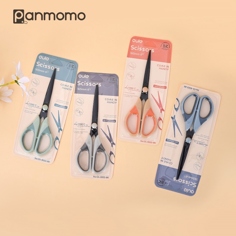 

Panmomo Gunting Aesthetic Premium Tajam Anti Karat Titanium Coated Student Scissors Straight Pastel