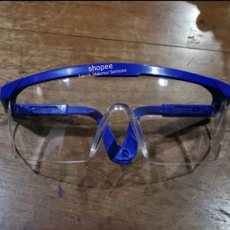 Kacamata Gerinda / Kaca Mata Bening Clear - gerinda Safety Glasses