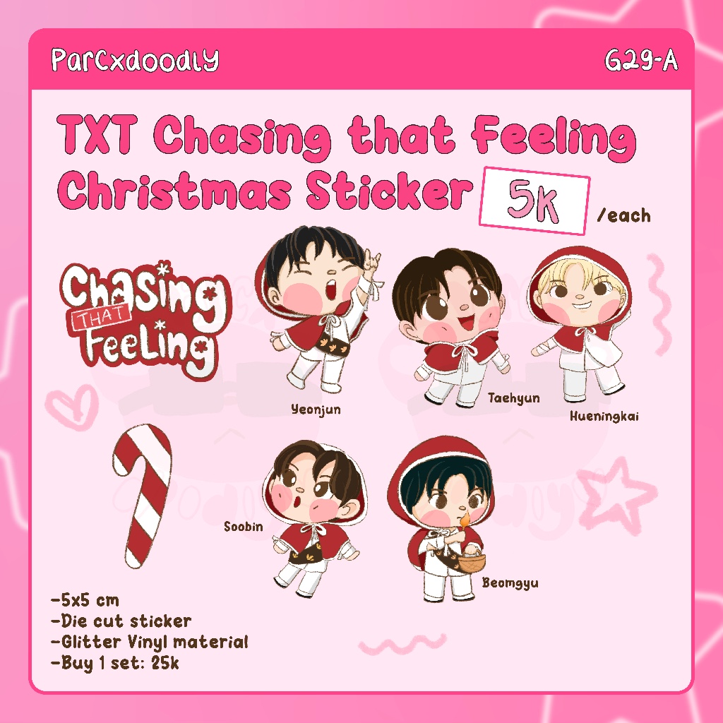 

TXT Chasing that Feeling Christmas Sticker