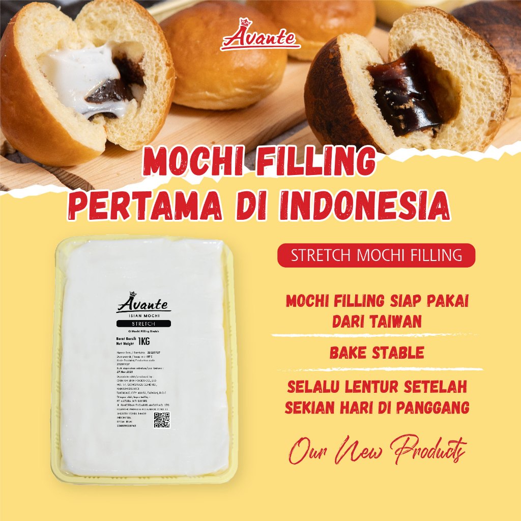 

Mochi Stretch / 1 Kg / Mochi siap pakai