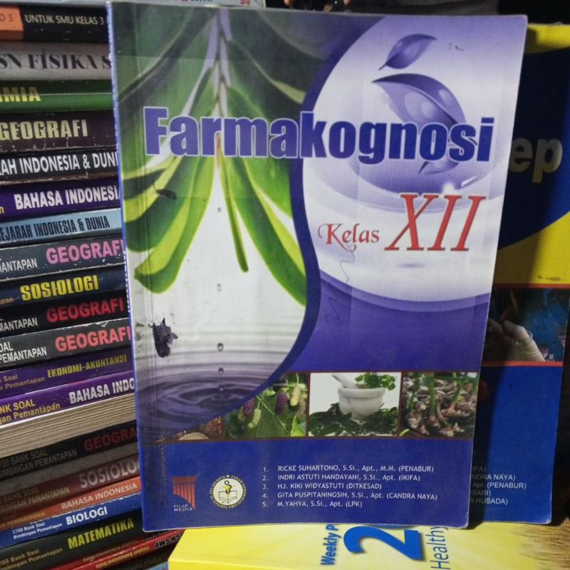 BUKU FARMAKOGNOSI UNTUK SMK FARMASI KELAS X& XII/12/3