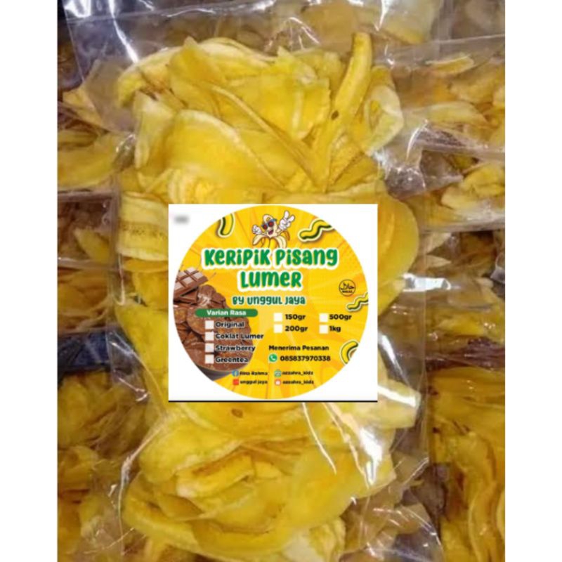 

keripik pisang goreng enak renyah gurih 500g