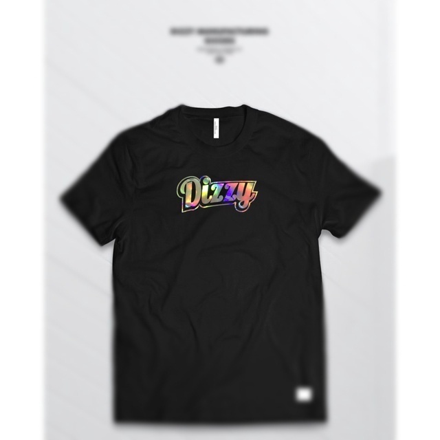 MILIKI KAOS Distro Dizzy Tshirt/Kaos Baseball Hologram
