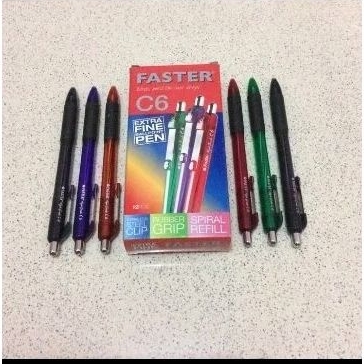 

(PAK) Pulpen Faster C6 Cetek Isi 12 Pcs