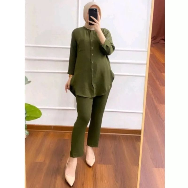 Hana Set Crinkle Airflow/Crinkle import Premium