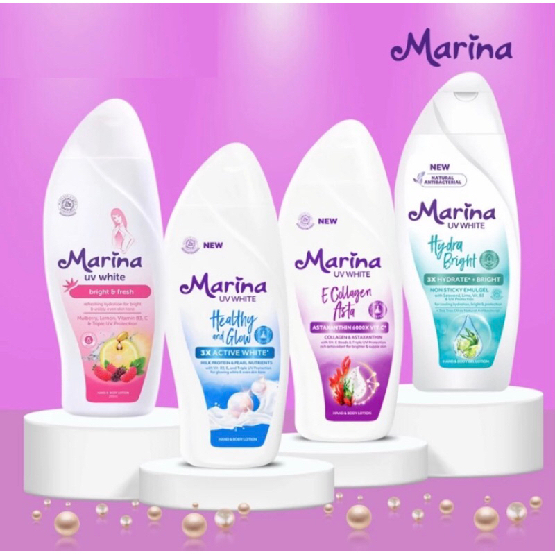 Marina uv white 185ml