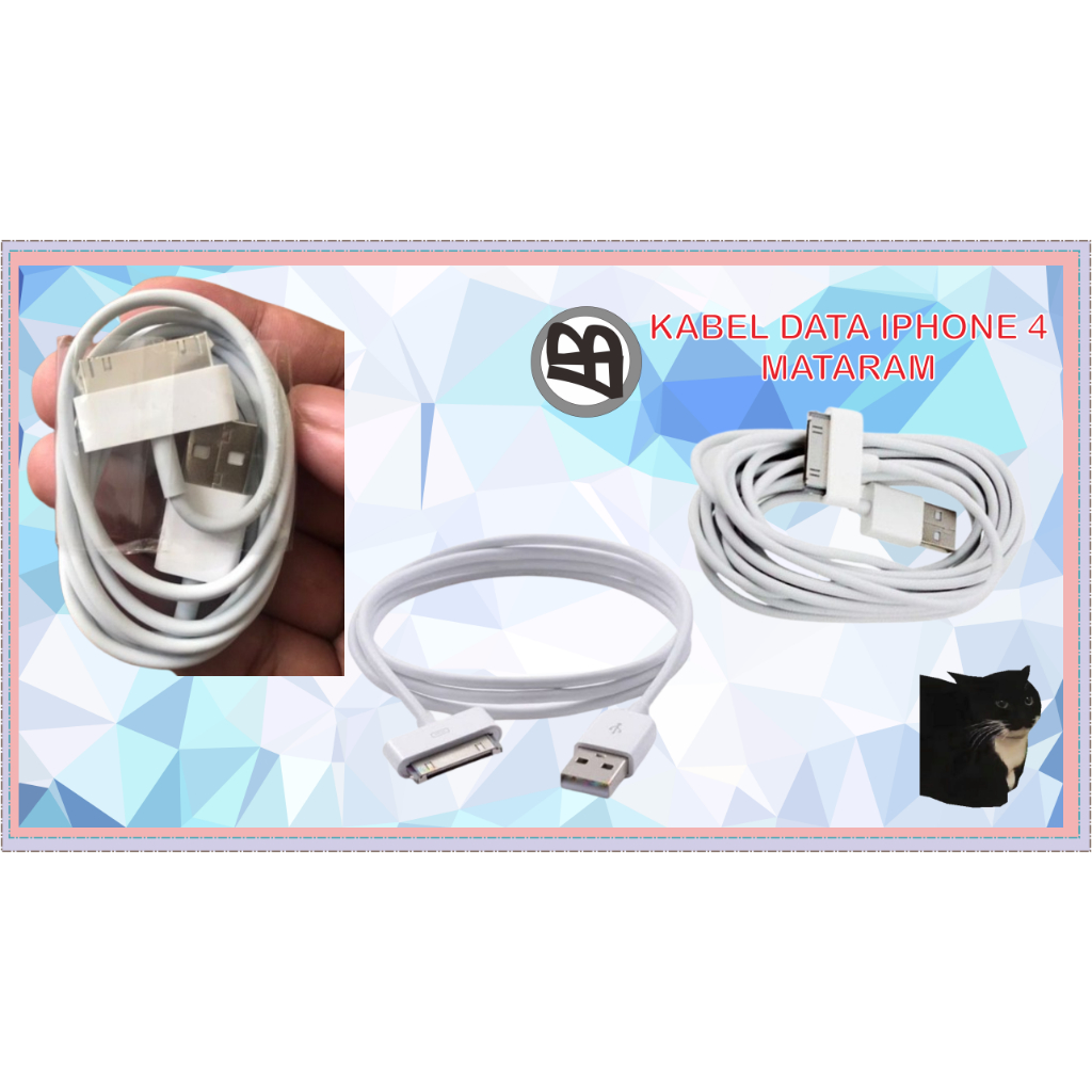 Kabel Data Iphone 4 Mataram