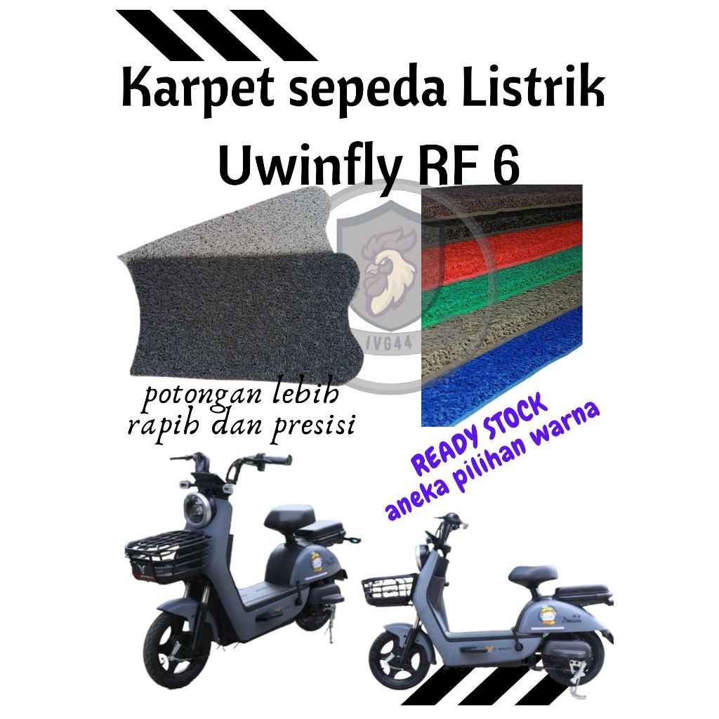 Karpet sepeda listrik Uwinfly RF 6