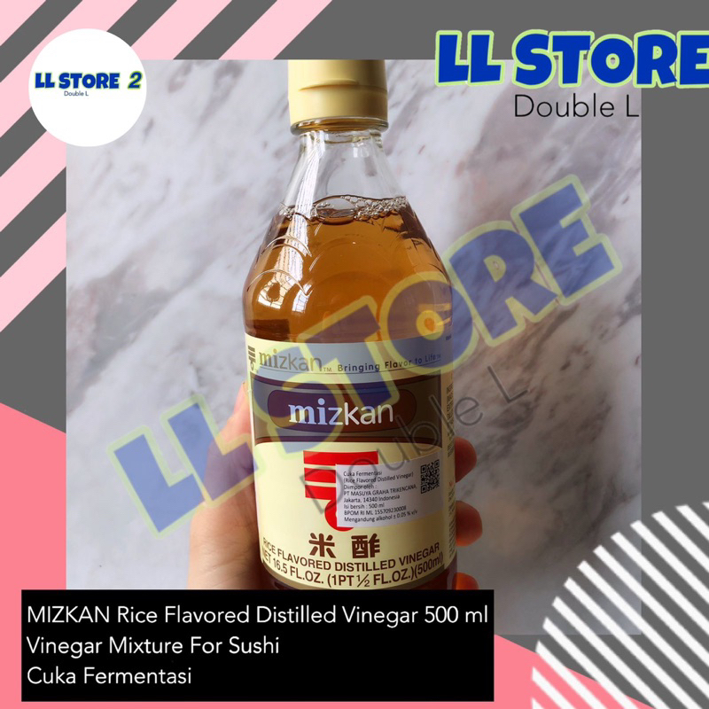 

MIZKAN Rice Flavored Distilled Vinegar For Sushi kome su 500 ml | Cuka Jepang