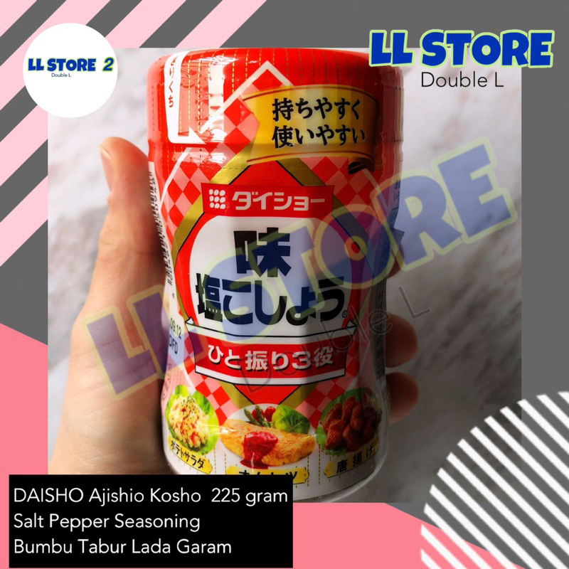 

DAISHO Aji Shio Kosho 225 gr | Salt pepper Seasoning | Bubuk Lada Garam Jepang