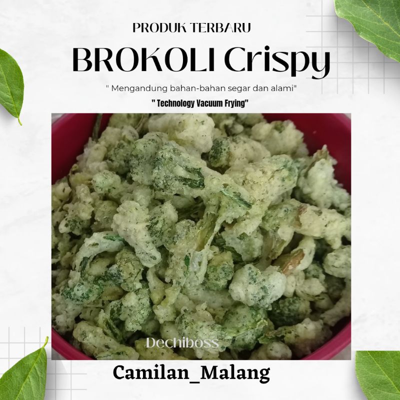 

Keripik Brokoli Crispy 1 kg (Vacuum Frying) Premium