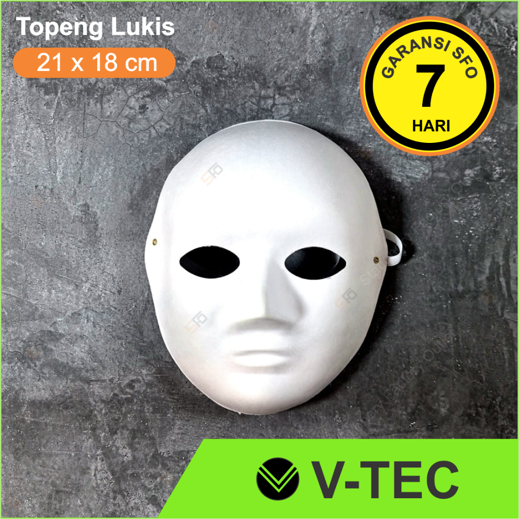 Topeng Lukis Wajah V-Tec - Wanita TW-1 - SFO Semarang Official