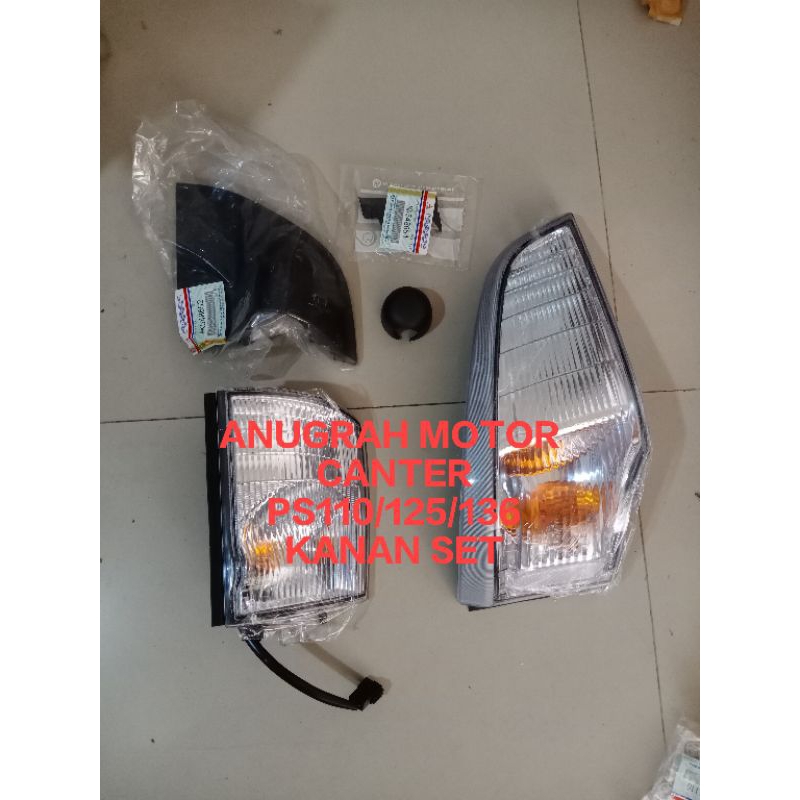 Lampu sen cover spion canter set