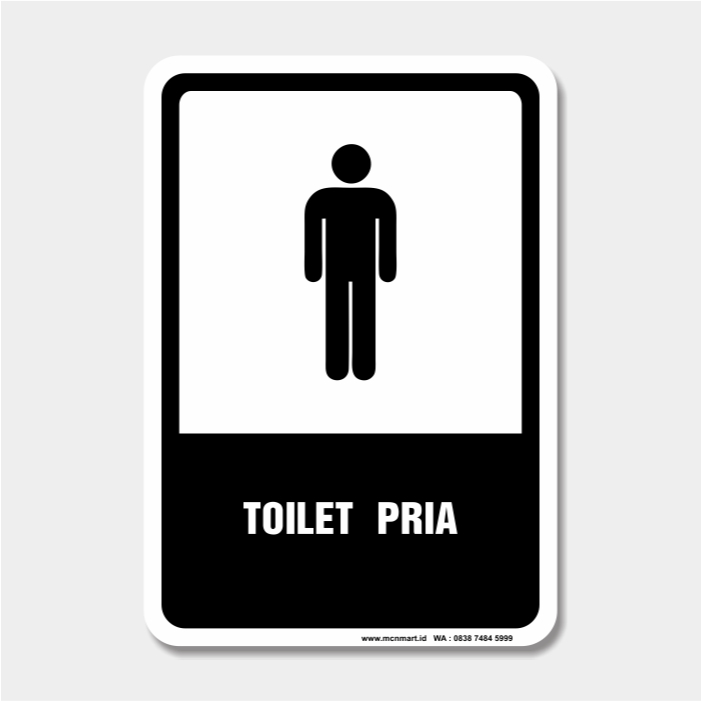 

Safety Sign Rambu K3 Sarana Umum - Toilet Pria