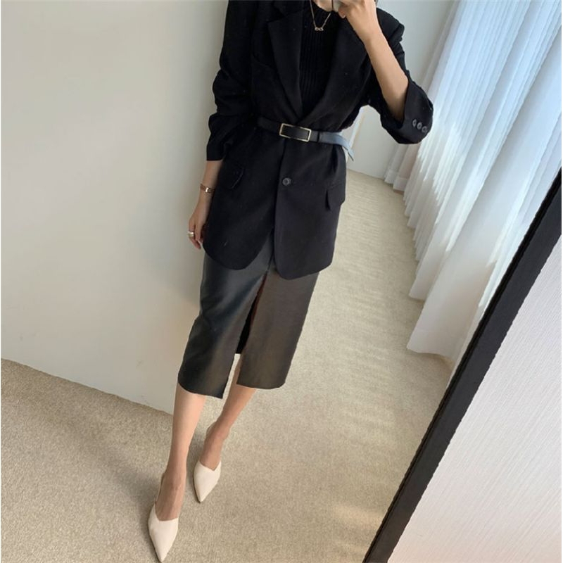 rok wanita / rok kulit wanita / rok kantor / rok span