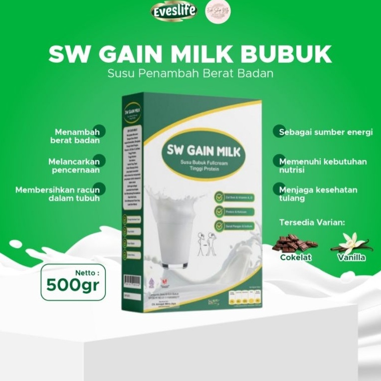 

Yang dinanti 5gr SW GAIN MILK SUSU PENGGEMUK DAN PENAMBAH BERAT BADAN BPOM