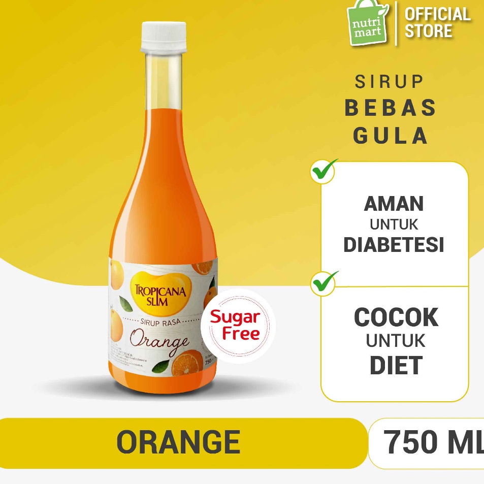 

Dear Tropicana Slim Syrup Orange 75ml Sirup Jeruk Bebas Gula