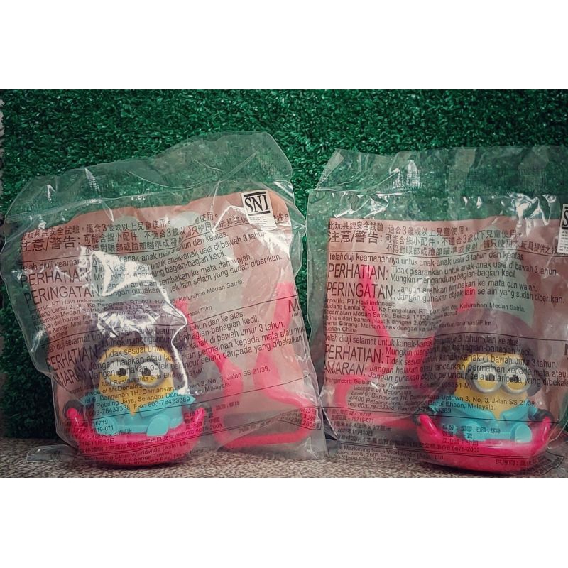 Minions the Rise of Gru Happy Meal Mc Donald