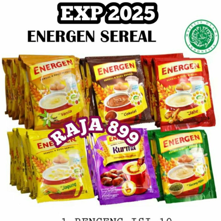 

Pasti Bisaa ENERGEN MINUMAN SEREAL RENCENG 1 X 32GR