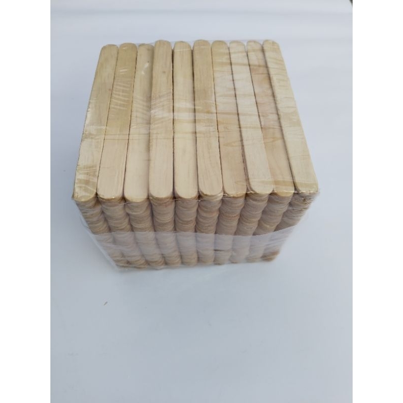 STIK ES KRIM TERMURAH STIK ICE CREAM KRIM PREMIUM KAYU KERAS/DIY  (-+500 pcs)