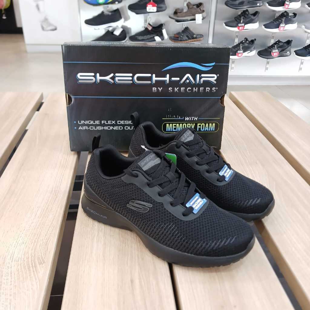 Sepatu Sneakers - SKECHERS Skech Air Dynamight / Black - [232691/BBK] - Original