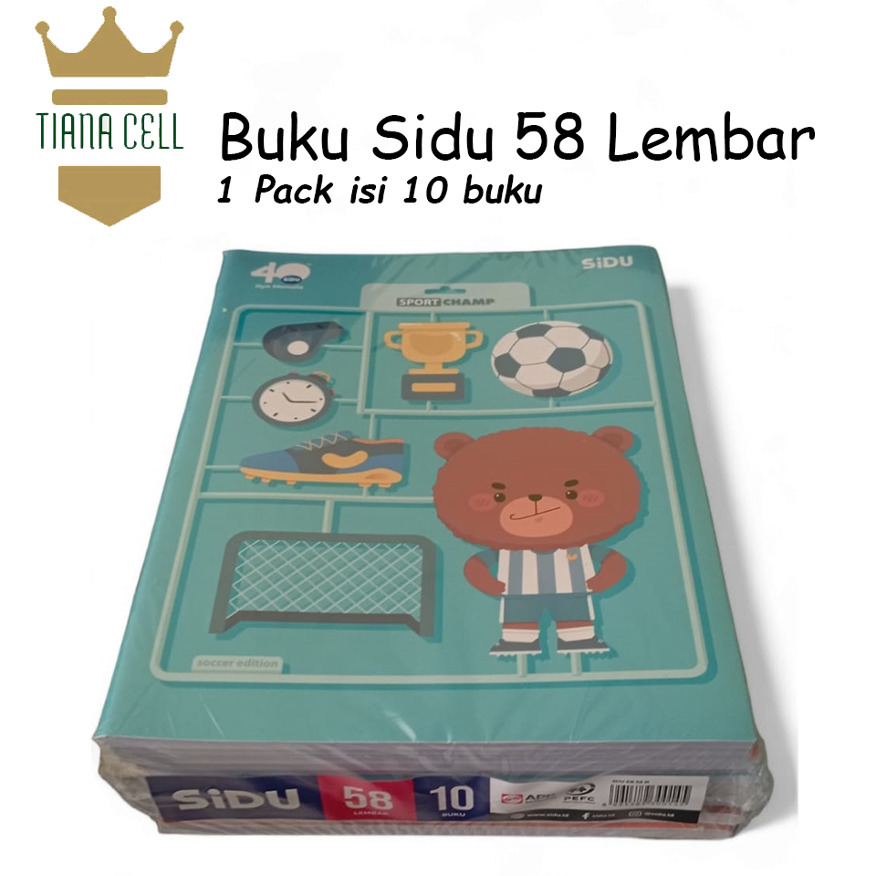 

Buku Tulis Sidu 58 Lembar Pack Isi 10