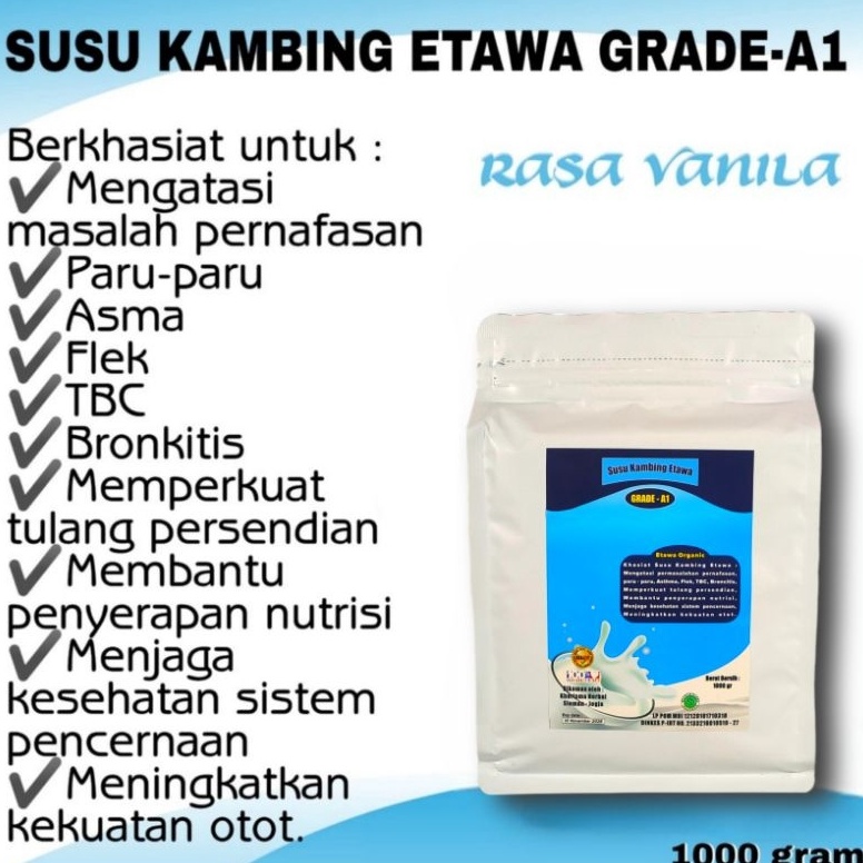 

New Stock SUSU KAMBING ETAWA GRADE A1 1GR1KG ORIGINAL