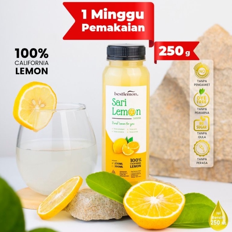 

Buruan Serbu Bestlemon Sari Lemon Pure Lemon Juice Diet Natural Healthy Drink 25 ML