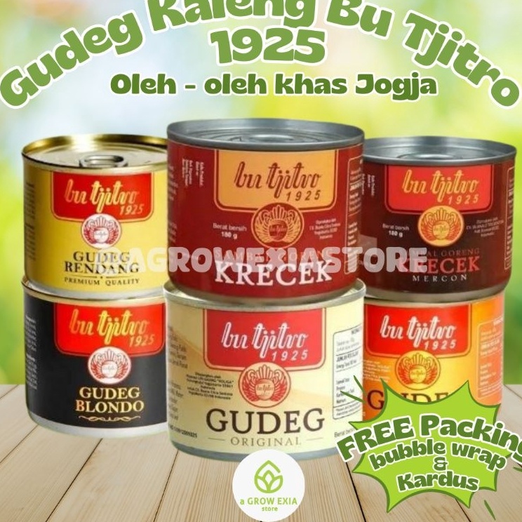 

Silahkan Belanja Gudeg Kaleng Bu Tjitro 1925 Oleh Oleh Khas Yogyakarta