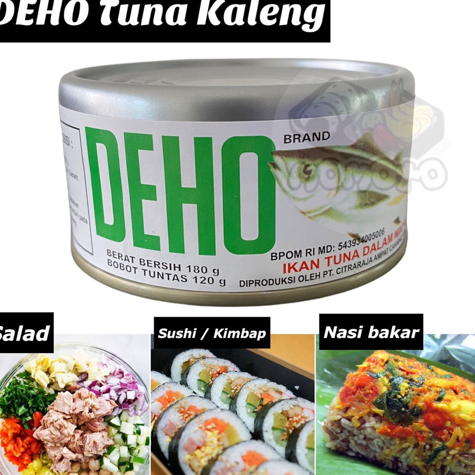 

Model Baru Deho Chunk Tuna in Oil 18 gram Ikan Tuna Kaleng dalam Minyak 18gr