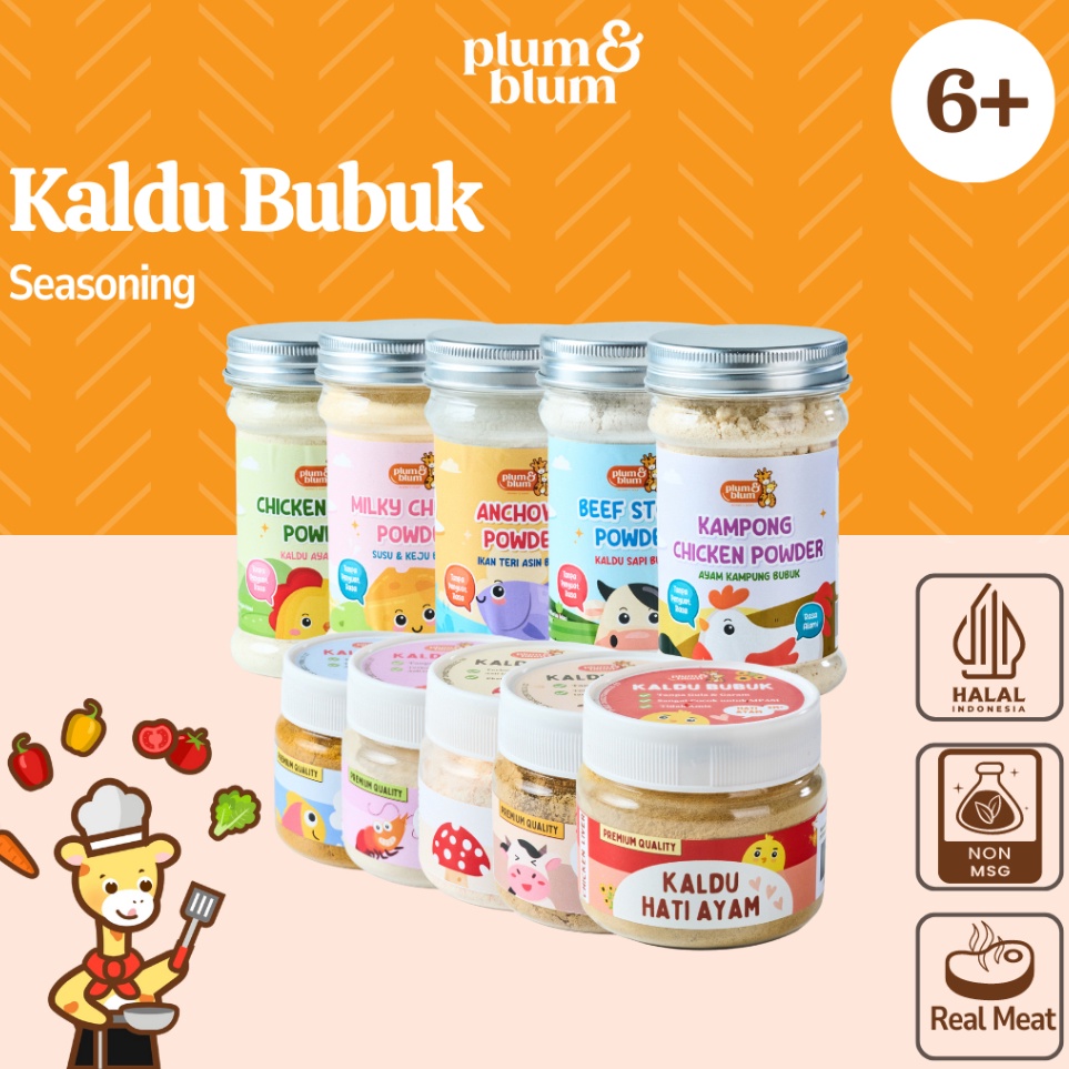 

Update Plum Blum Kaldu Mpasi Kaldu Sapi Kaldu Ayam Kaldu Jamur 1 gram