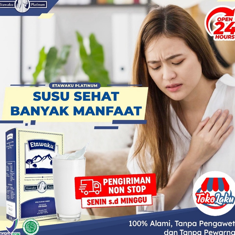 

Barang baru READY STOCK Susu Kambing Etawa Etawaku Platinum Krimer Bubuk Rendah Lemak Tingkatkan Kekebalan Tubuh Atasi Gangguan Pernapasan Pernafasan Asma Bronkhitis Pneumonia Isi 2gr