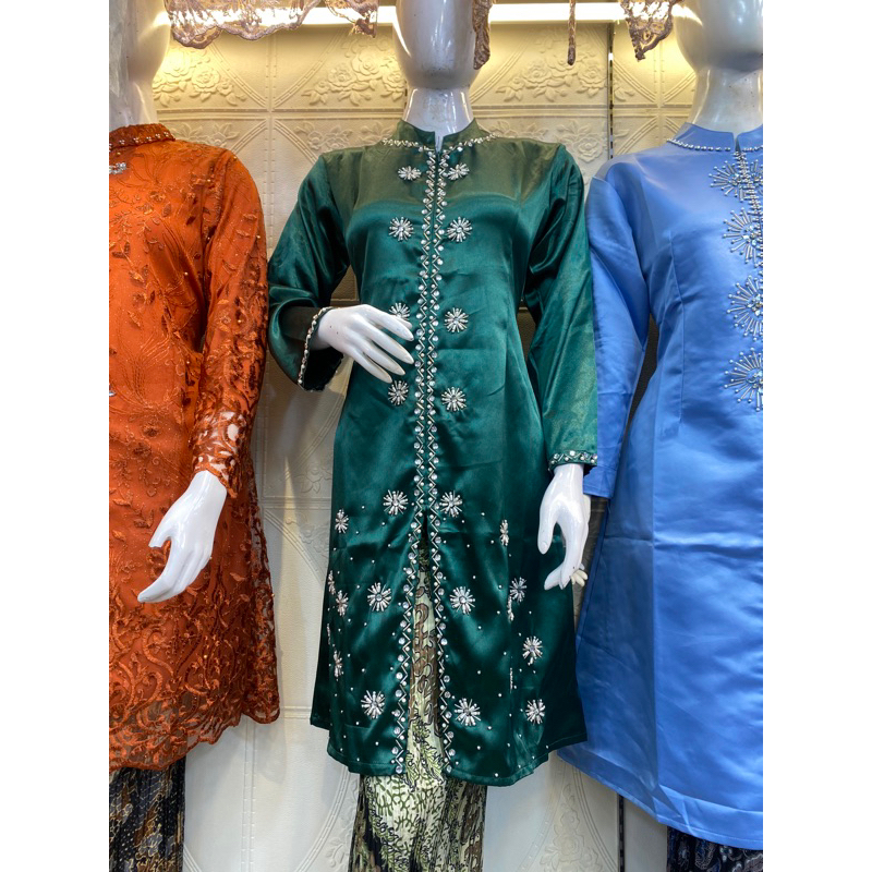 KEBAYA SILK PAYET || TUNIK PAYET MEWAH || KEBAYA PESTA (Atasan saja)