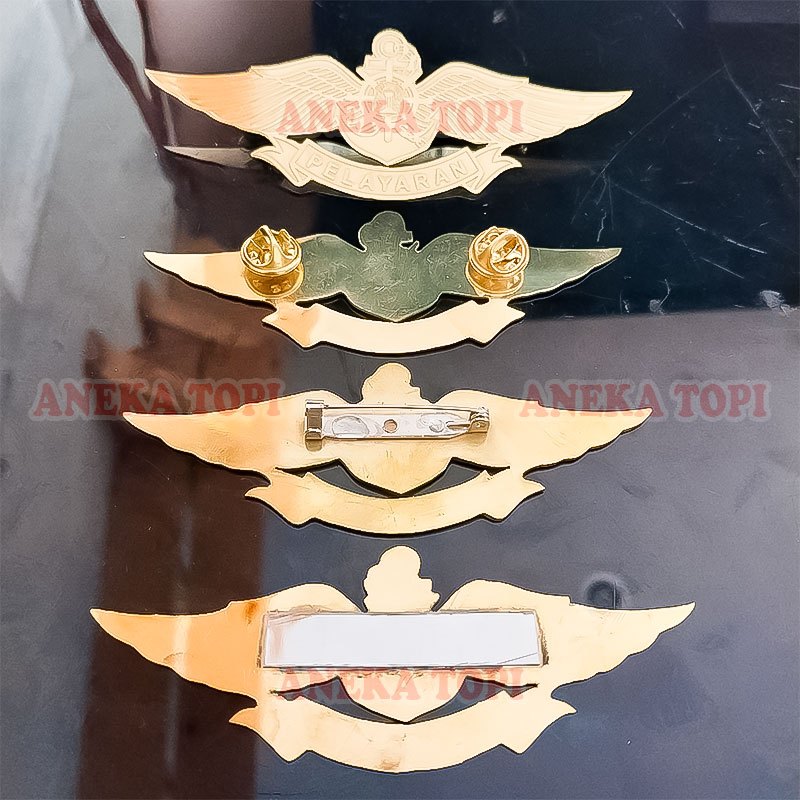 Lencana Wing Logo Pelayaran Atribut Sekolah Pelayaran Nasional Lencana Pelayaran - Aneka Topi