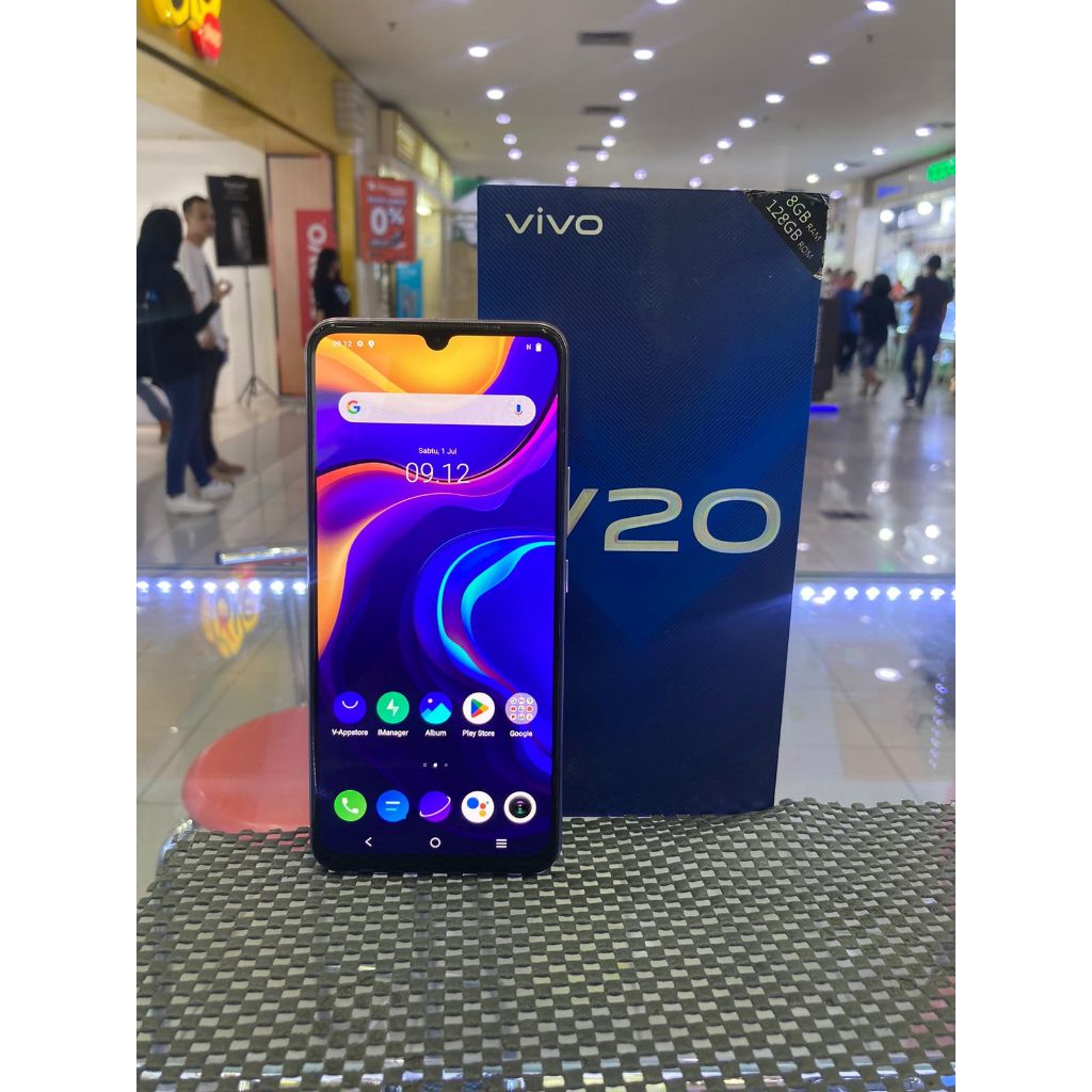 VIVO V20 8/128GB SECOND SEKEN BEKAS RAM 8 INTERNAL 128
