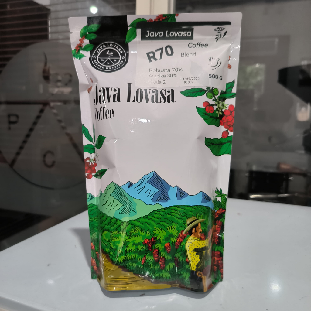 

BIJI KOPI BLEND - JAVA LOVASA R70 (70% Robusta 30% Arabika)