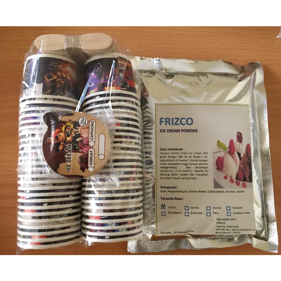 

Buy here Paket Usaha Es KrimPaket Es Krim Frizco 25gr