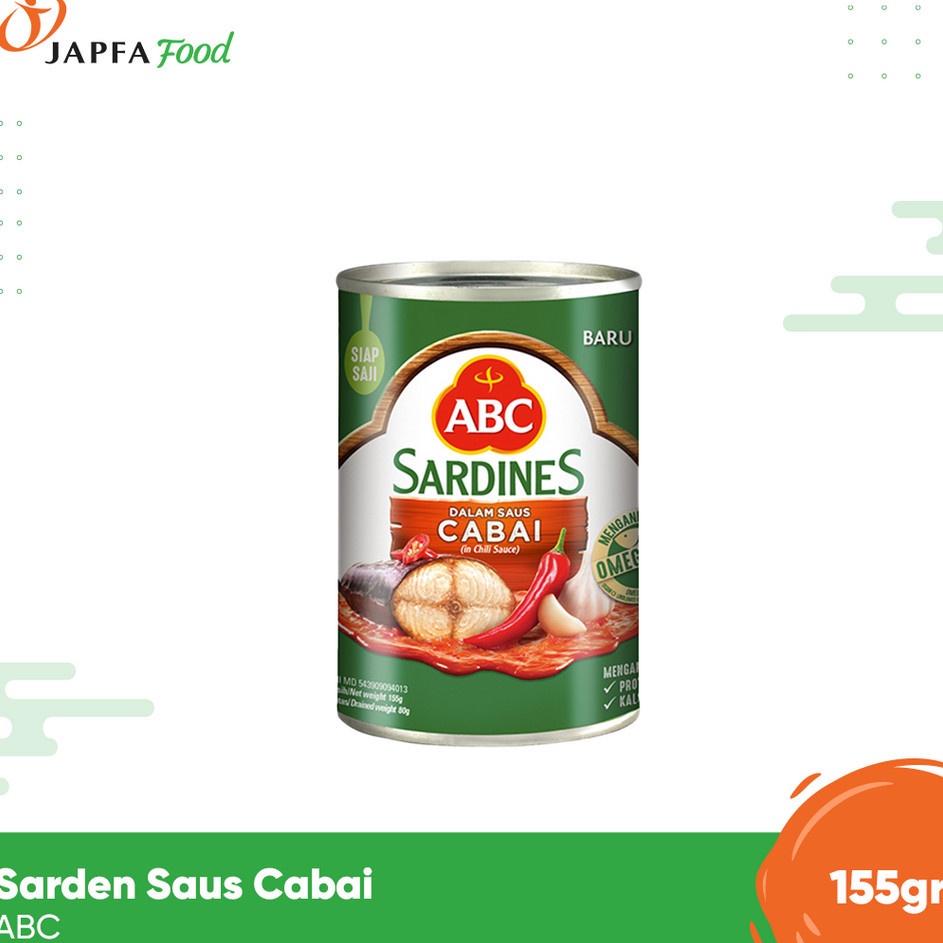 

Proses sekarang ABC Sarden Saus Cabai 155gr