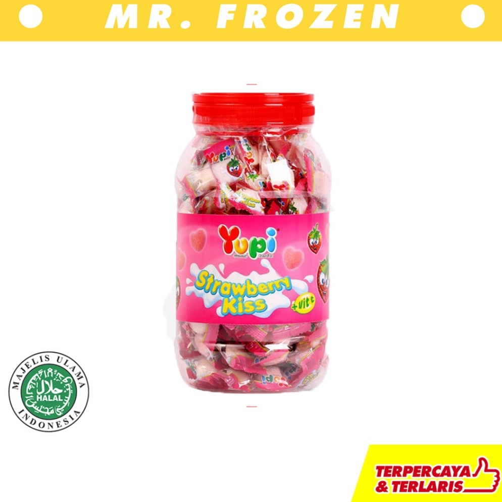 

Supreme YUPI LOVE TOPLESJAR CANDY STRAWBERRY KISS Isi 125pcs