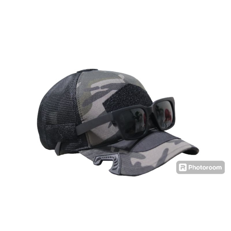 Topi Coak Motif Loreng Multicam