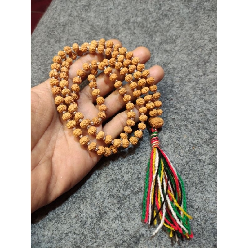 Jenitri rudraksha 108 manik putih sangadatu