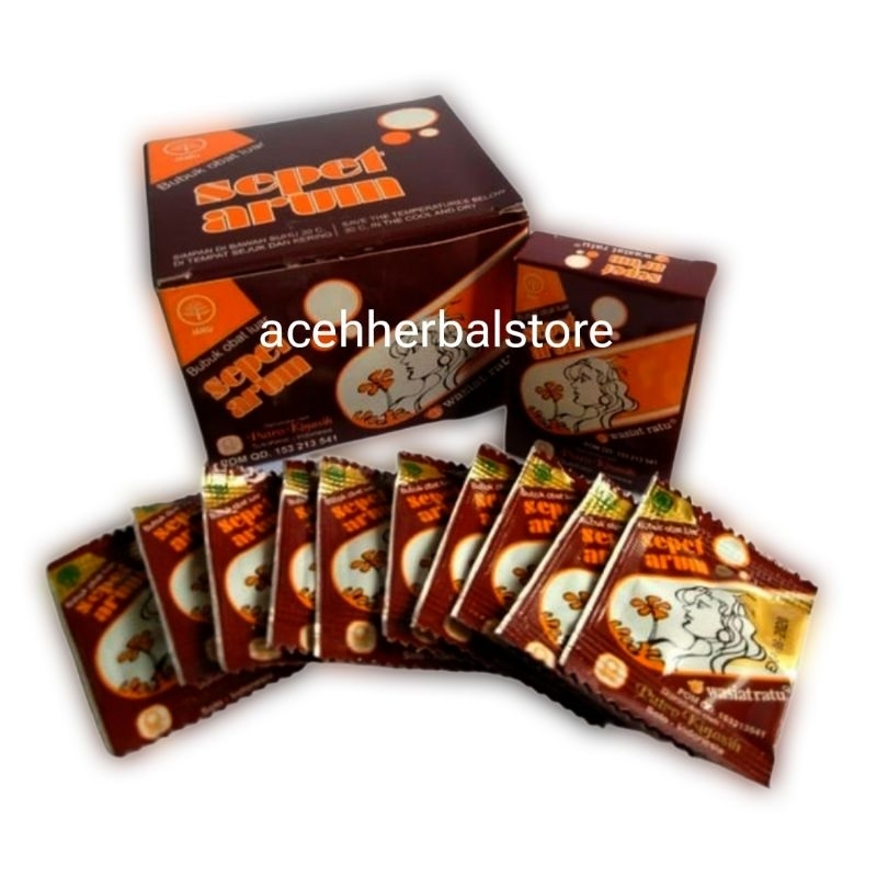 Privasi Aman Sepet Arum Putro Kinasih Original 1 box 10 Sachet- Pembersih  Kewanitaan
