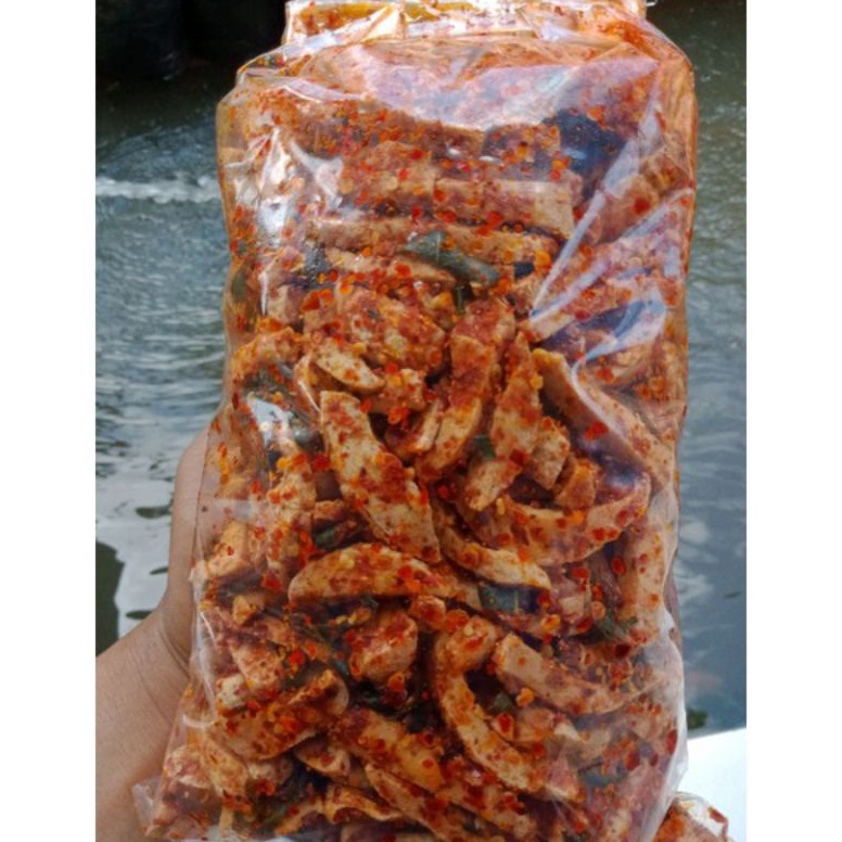 

Extra promo Basreng baso goreng pedas daun jeruk 5gram