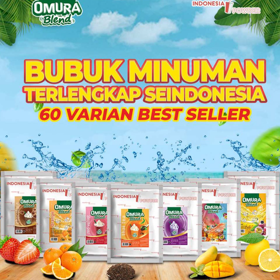 

New Stock SERIES OMURA Blend Bubuk Minuman Premium Instant Aneka Rasa Mix Gula Omura Powder 5 GR