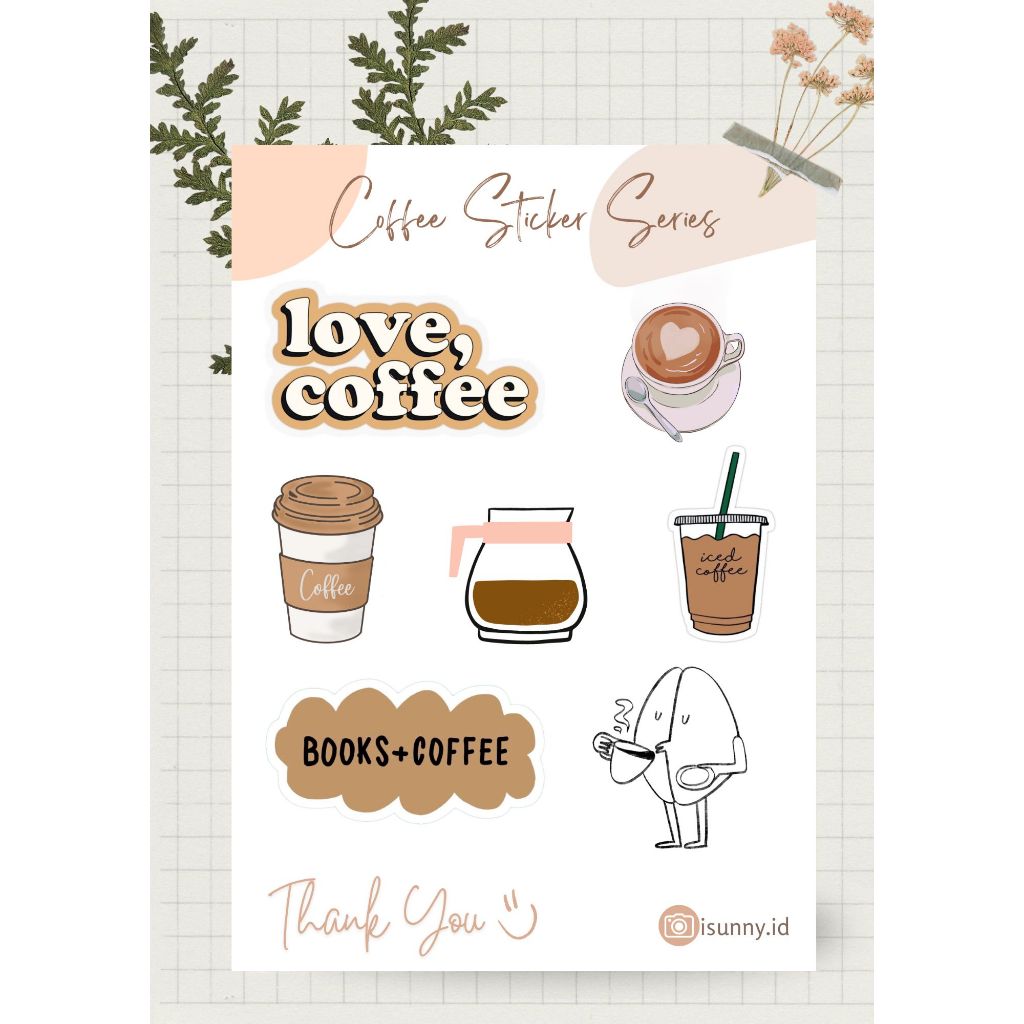 

Sticker Vnyl Kopi Series/Coffee Series