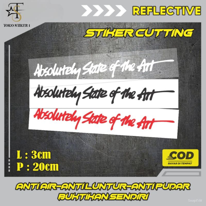 

Stiker Sticker cutting Absolutely state of the art