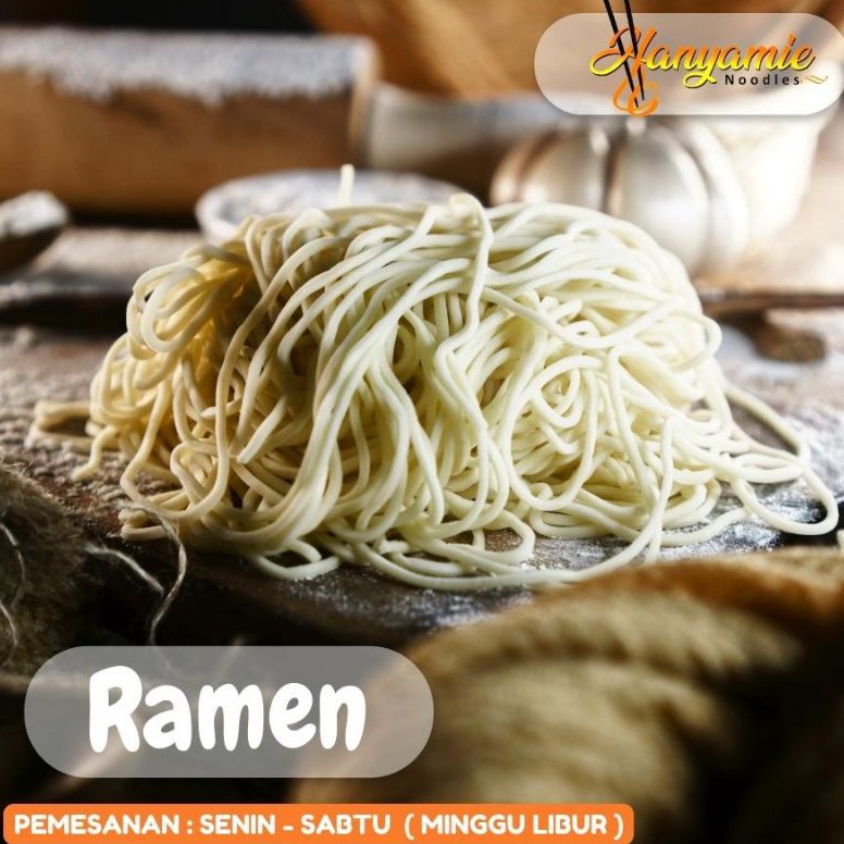 

Direkomendasikan mie ramen mentah hanyamie isi 1 pc