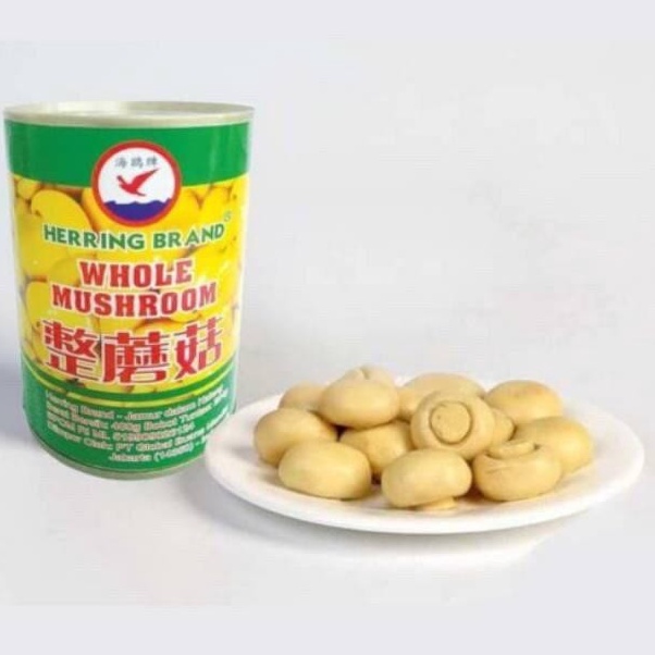 

Silahkan Belanja Jamur Kancing HERRING BRAND Whole Mushroom Dalam Kaleng 4Gr