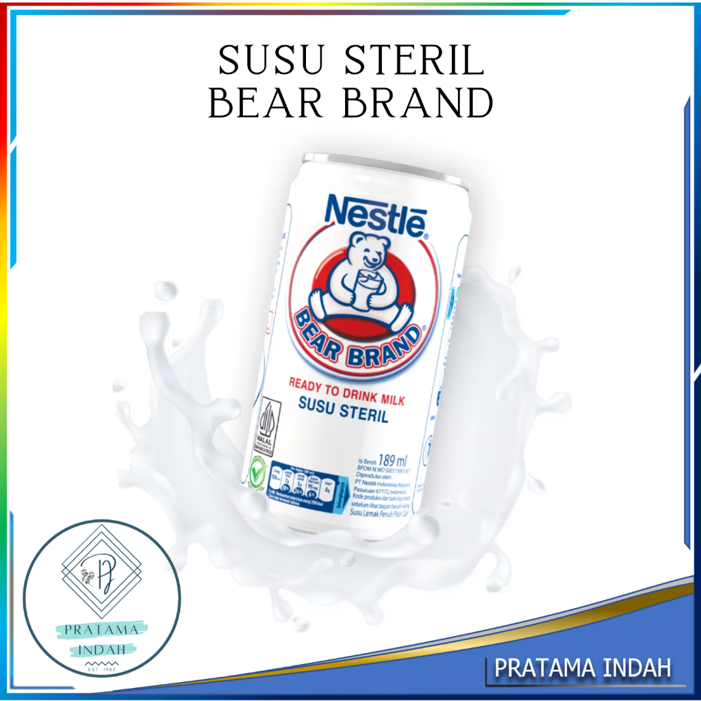 

SUSU STERIL BEAR BRAND 189ML - SUSU BERUANG - SUSU ENCER - SUSU STERIL RTD HARGA ECERAN & GROSIR
